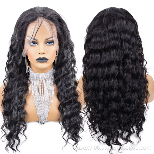 Wholesale Lace Wig Vendors Natural Brazilian Cuticle Aligned Virgin Hair Wig Lace Front Human Hair Wigs For Black Women